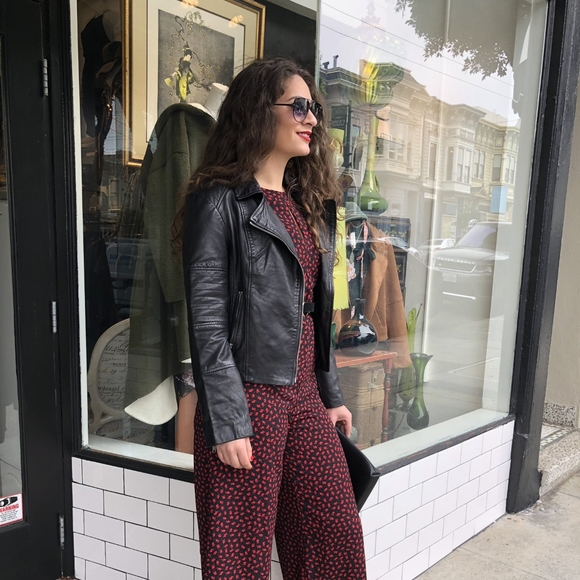 BB Dakota Black Leather Jacket - Picture 5 of 5